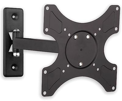 Techly 301443 Wall Mount for LCD LED TV 19-37" Tilting 2 Joints Black Black