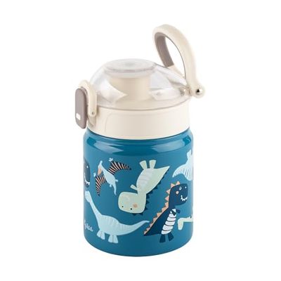 Roestvrijstalen drinkfles, 400 ml kindermotief dino