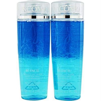 Bi-Facil Duo - Non Oily Instant Cleanser Sensitive Eyes by Lancome for Unisex - 2 x 4.2oz Cleanser