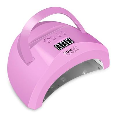 Cheerhom Lampada UV per unghie in gel, 288 W, professionale per unghie UV per smalto con 4 timer, display LCD e sensore automatico per unghie delle dita e per tutti gli smalti in gel