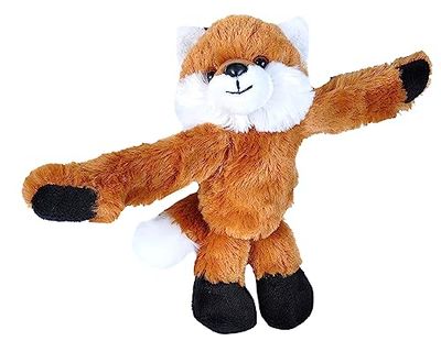 Wild Republic 21427 Huggers snäpparmband, gosedjur, räv 20 cm