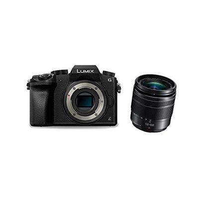 Panasonic Lumix DMC-G7M 12-60 ASPH MILC 16 MP Live Mos 4592 x 3448 pixeis preto, câmara digital (16 MP, 4592 x 3448 pixels, Live Mos, 4K Ultra HD, ecrã tátil, Preto)