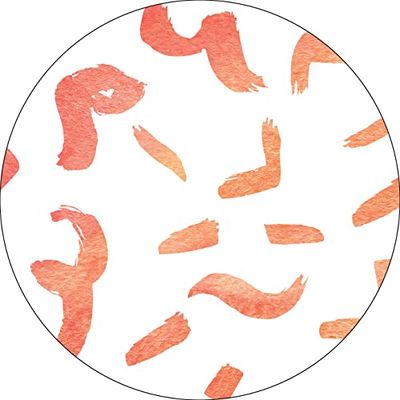 Bonateks, Round Digital Printed Mouse Pad, Non-Slip Base, for Office and Home, Diameter:22cm