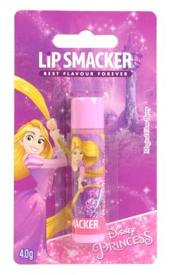 Lip Smacker – Colección Princesas Disney – Bálsamo Labial Hidratante Infantil Disney Rapunzel – Hidratante Labios Sabor Brillo Mágico de Bayas – Envase Individual