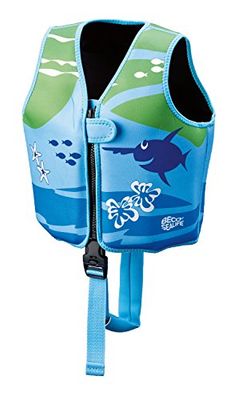 BECO Sealife Kids Swim Aid and Performance Aid Regulowane, Wielokolorowe (Niebieski/Zielony)
