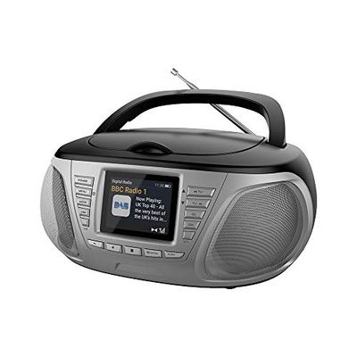 Boombox 33198 Lecteur CD avec Radio Dab Portable Écran LCD MP3