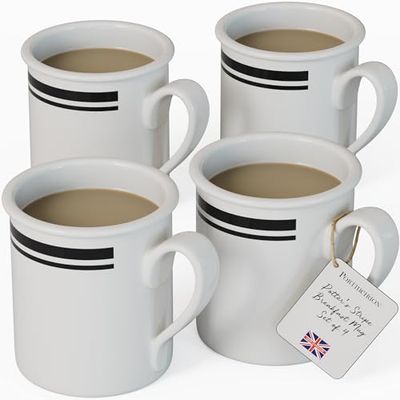 Potter's Stripe Set of 4 Breakfast Mugs