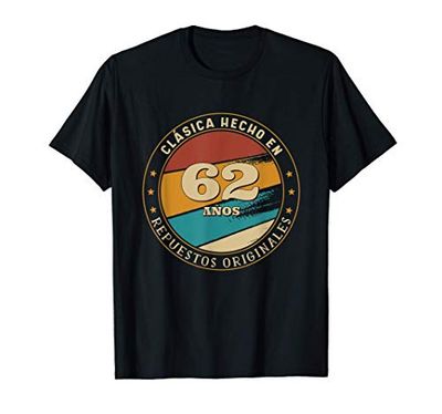 62nd cumpleaños feliz cumpleaños hecho en 62 años Camiseta
