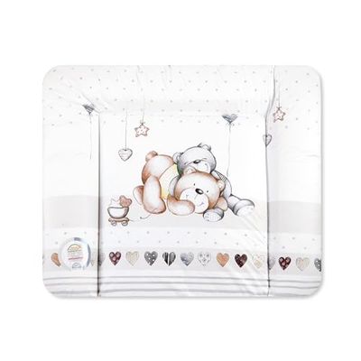 Julius Zöllner 2220142710 Softy - Cambiador para bebé (75 x 85 cm) osos abrazándose
