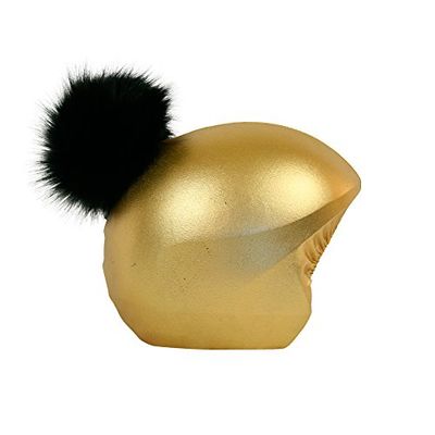 COOLCASC GOUD/ZWART PON PON Multisport Helm Cover