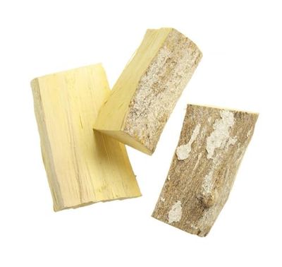 HENDI Rookhoutstukken, rookblokken, aromatische houtsnippers, rookchips, natuurlijk hout, perfect voor gebruik in pizzaovens en andere buitenovens en grills, 3 kg, citrus