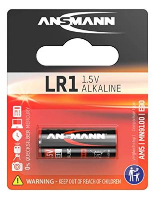 ANSMANN 5015453 Lr1 Pile, Batteria Alcaline - 1,5V