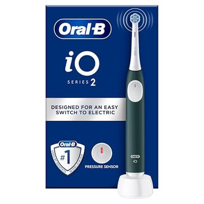 Oral-B iO - Cepillo de dientes eléctrico para adultos, 3 modos de limpieza, suave para encías, cepillo flexible, accesorios, cepillo oral B de repuesto, cargador