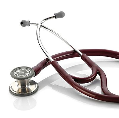 American Diagnostic Annons omfattning 601 konvertibel kardiologi stetoskop med avstämbar AFD-teknik, peediatrisk membran, Vinröd, 1