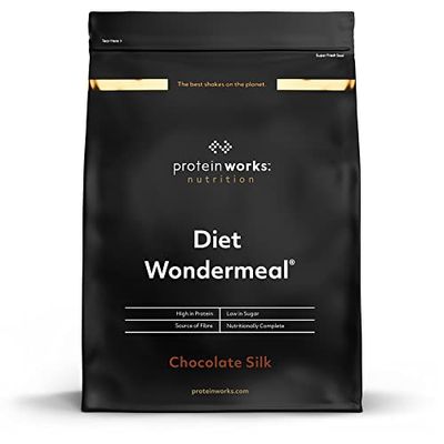 Protein Works| Diet Wondermeal | Chocolate Silk | Batido sustitutivo de comidas de primera calidad | 800g