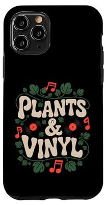 Plantes Vinyle Musique Coque pour iPhone 11 Pro