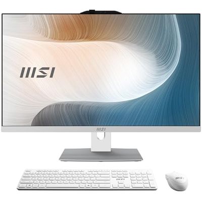 MSI Modern AM272P 1M-838DE All-in-One weiß 27" FHD Display (68,6cm), Intel i5-120U, 8GB RAM, 512GB SSD, Intel Grafik,