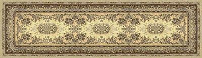 Doge Milano Chemin de cuisine, 100% Made in Italy, Tapis antitache avec impression numérique, Tapis antidérapant et lavable, Modèle Vintage - Come, cm 100x52