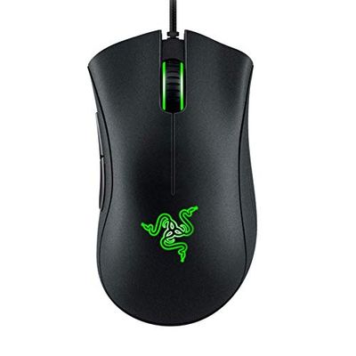 Razer DeathAdder Essential (2021) - Mouse da Gioco Cablato con Sensore Ottico da 6400 DPI (Sensore Ottico da 6400 DPI, 5 Pulsanti Programmabili, Fattore di Forma Ergonomico) Nero