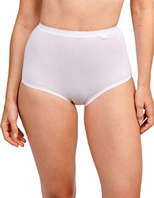 Sans Complexe Dames slip (Pack van 3), Blanc, 54