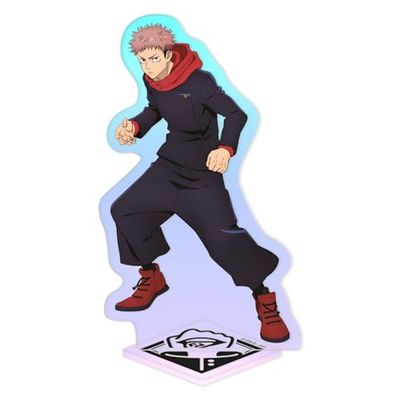 Crunchyroll - Jujutsu Kaisen: Itadori Acrylic Figure, Standy, 12 cm, Original & Licensed