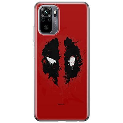 ERT GROUP mobiltelefonfodral för Xiaomi REDMI NOTE 10/ 10S originalt och officiellt licensierat Marvel mönster Deadpool 012 anpassad till formen på mobiltelefonen, fodral tillverkad av TPU-plast