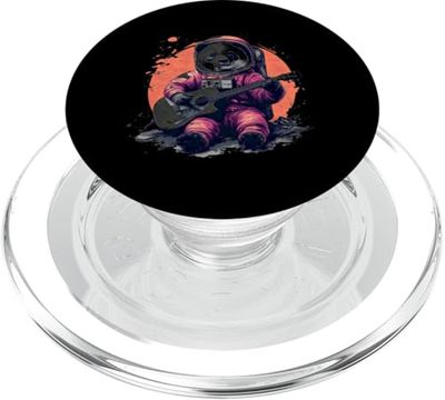 Panda Guitarra Astronauta Aventura PopSockets PopGrip para MagSafe