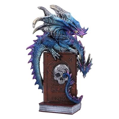 Nemesis Now statyett, harts, blå, 22 cm
