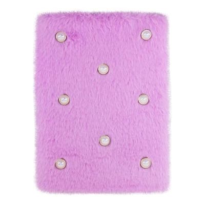 Tinka – plysch diary med lock – lila w. Pärlor (8–802149)