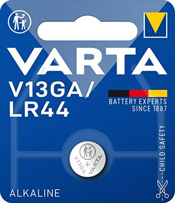 Varta Pilha de botão alcalina de 1,5 V Electronics V13GA, pilhas de botão numa bolha original de 1 unidade