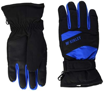 Mckinley Valentino II Guanti, Uomo, Black Night/Royal Bl, 10,5