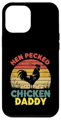 Divertenti galline galline pollame pollo papà papà papà Custodia per iPhone 12 Pro Max