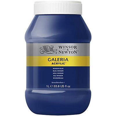 Winsor & Newton Galeria acrílico frasco de 1 l - azul winsor (nuance vermelha)