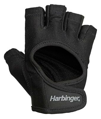 Harbinger Power 2.0 Weight Lifting Gloves, Mujer, Negro, S
