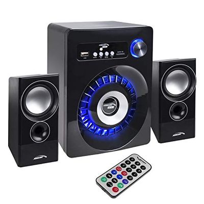 Audiocore Altifalantes portáteis AC910 Bluetooth 2.1 altifalante FM rádio, entrada de cartão TF, AUX, alimentação USB
