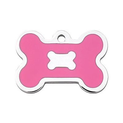 Kruuse Pet bot schild, lang, epoxy fill, roze, 200 g