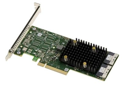 KALEA-INFORMATIQUE Carte contrôleur PCIe 4.0 x8 Trimode SAS SATA NVMe 12GB avec 16 Ports internes. OEM 9500-16i