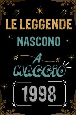 TACCUINO , LE LEGGENDE NASCONO A MAGGIO 1998: Regali Compleanno 25 anni di compleanno Ragazzi e ragazze, un regalo divertente .. idee Regalo ... ... regalo per lui/lei ... Quaderno Diario