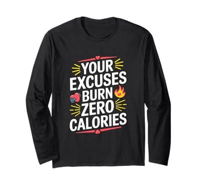 Allenatore personale divertente per allenatori in palestra Zero calorie Maglia a Manica