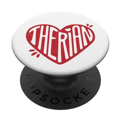 Corazón Therian PopSockets PopGrip Adhesivo
