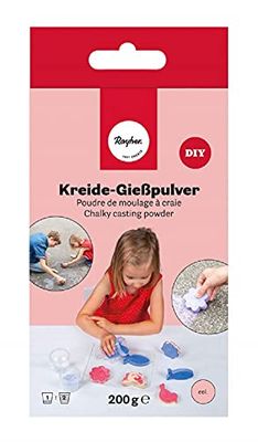Rayher Poudre de moulage p craie de trottoir bte-LS 200g rouge cerise, 34465286