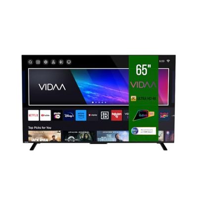 Toshiba Smart VIDAA TV 65" Ultra HD 65UV2363DA TV 4K 65 Pollici, Televisore LED Compatibile con Alexa, DVB-T2, Tecnologia LED, Dolby Vision HDR10, HDMI 2.1