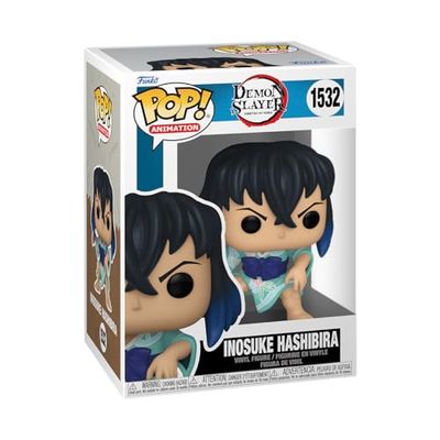 Funko Pop! Animation: Demon Slayer - Inosuke Hashibira - (Kimono) - Figurine en Vinyle à Collectionner - Idée de Cadeau - Produits Officiels - Jouets pour Les Enfants et Adultes - Anime Fans