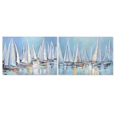 CUADRO LIENZO ABETO 100X3X70 VELEROS 2 SURT.