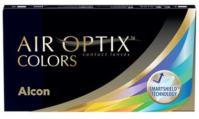 Air Optix Colors Lenti a Contatto Mensili, Colore Sterling Gray, 2 Lenti, BC 8.6 mm, DIA 14.2 mm, +3.75 Diopt