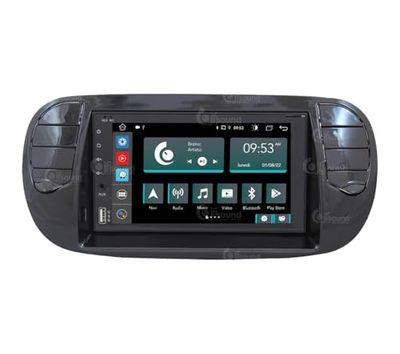 JF Sound - Autoradio Custom Fit per Fiat 500 Pre-Restyling Nero Lucido (2007-2015) - Android 8 Core - GPS - Bluetooth - WiFi - CarPlay/Android Auto - HD Touchscreen 6.2" - DAB+ - USB - Comandi Vocali