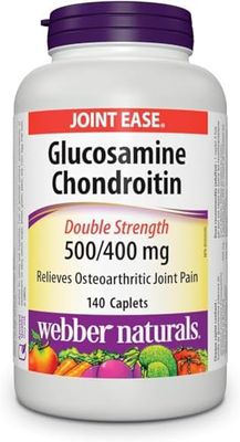 Webber Naturals Glucosamine Chondroitin Double Strength 500/400 mg 140 Caplets