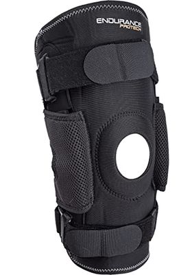 ENDURANCE Protech Knee Sleeve Support Black XL