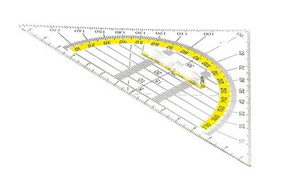 TSI 46318 Geometry Triangle with Grip Hypotenuse, 16 cm