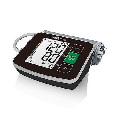 Medisana BU 516 Upper Arm Blood Pressure Monitor, Precise Blood Pressure and Pulse Measurement with Memory Function, Traffic Light Scale, Function to Indicate an Irregular Heartbeat